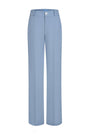 Esther Straight Flared Twill Floor Length Pants