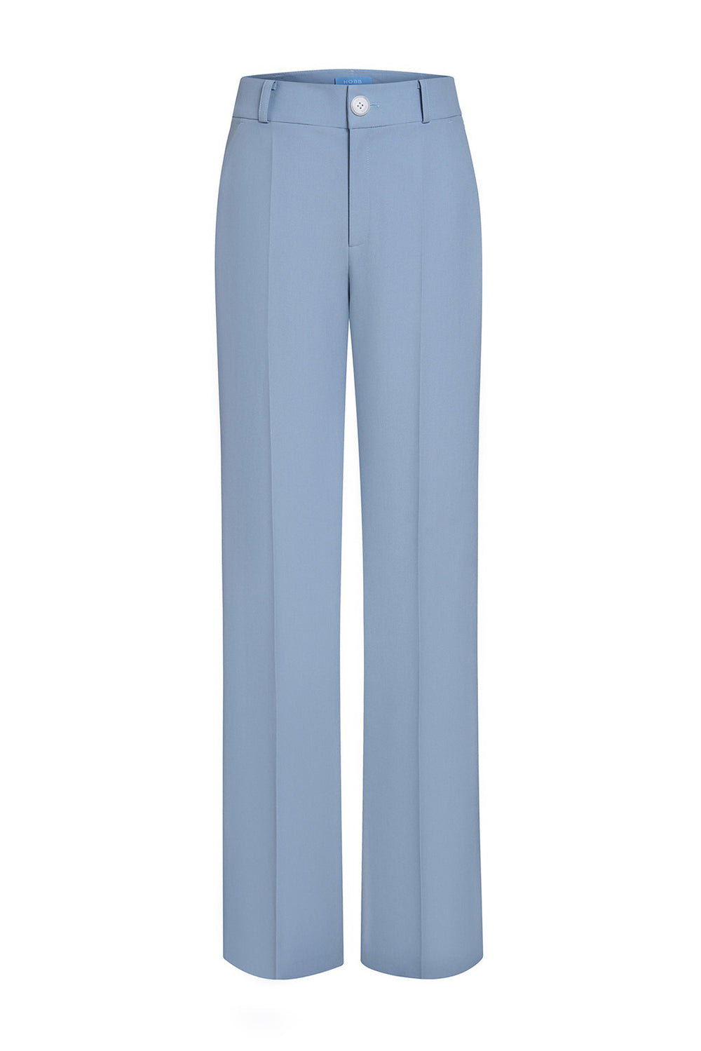 Esther Straight Flared Twill Floor Length Pants