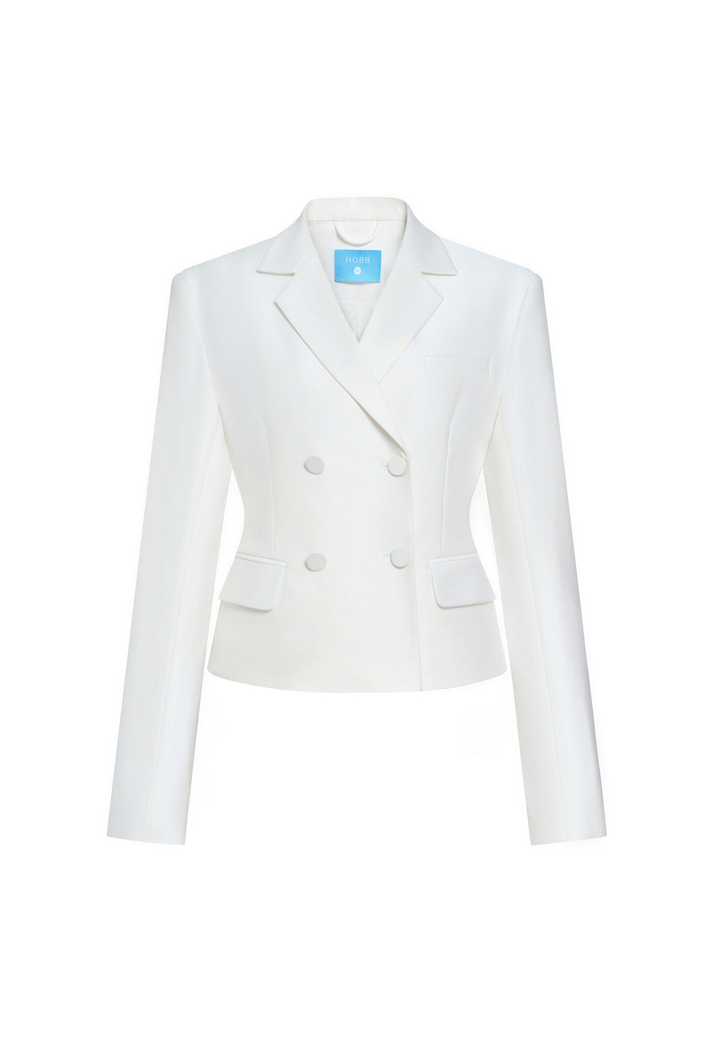 Joe Cropped Double Breasted Twill Jacket