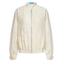 Aza Blouson Front Zipper Lace Jacket
