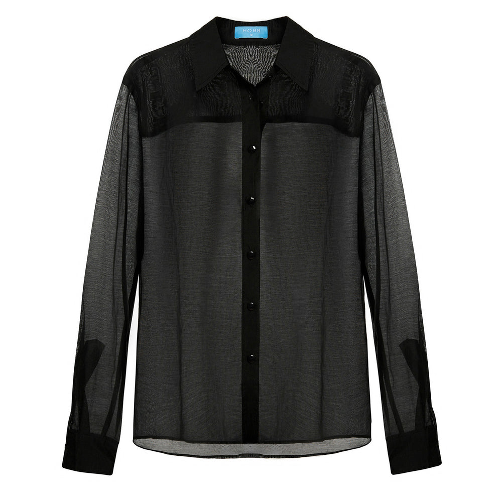 Maddie Straight Cuff Sleeved Rayon Shirt