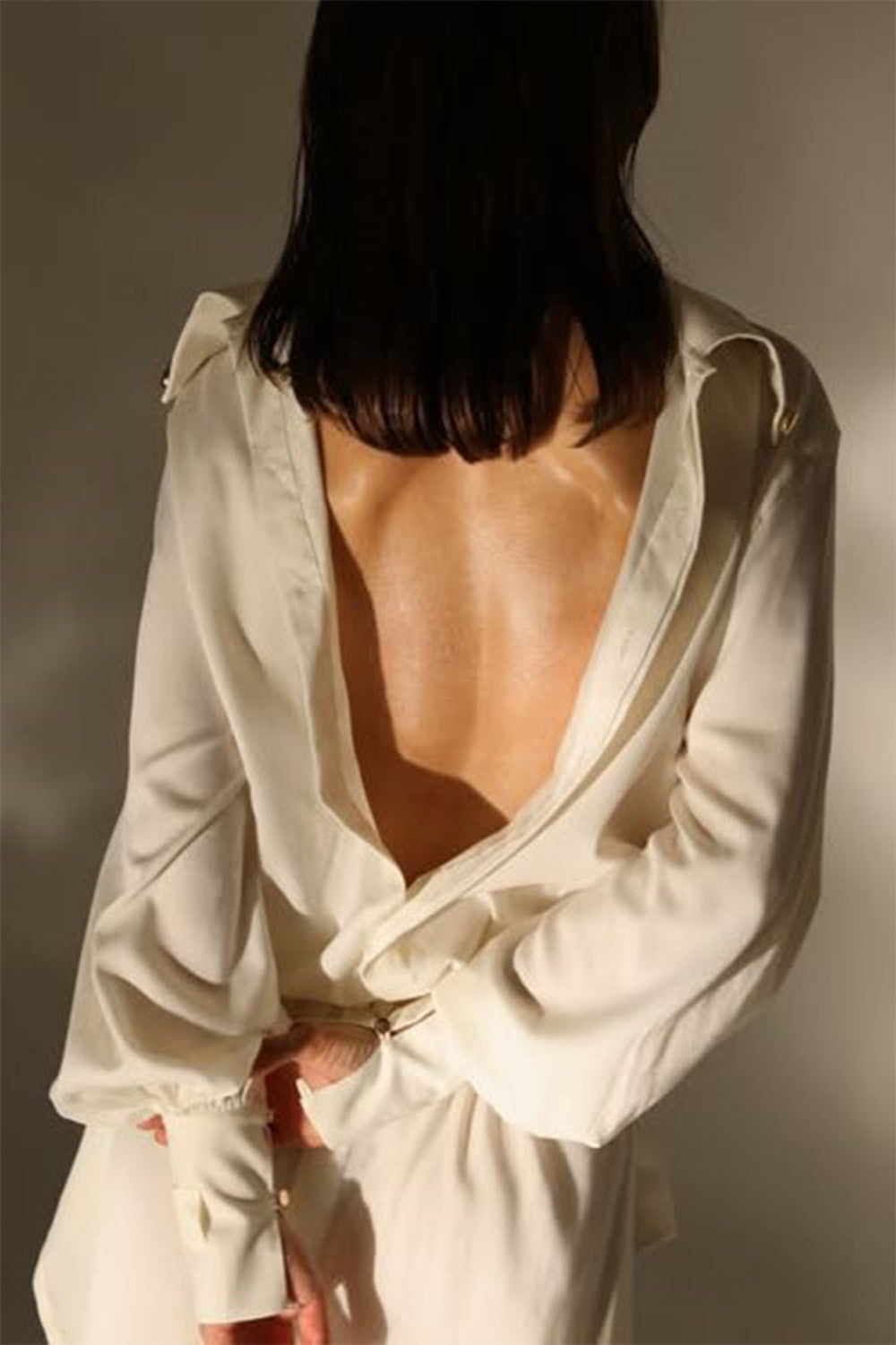 Mael Blouson Cuff Sleeved Cotton Top