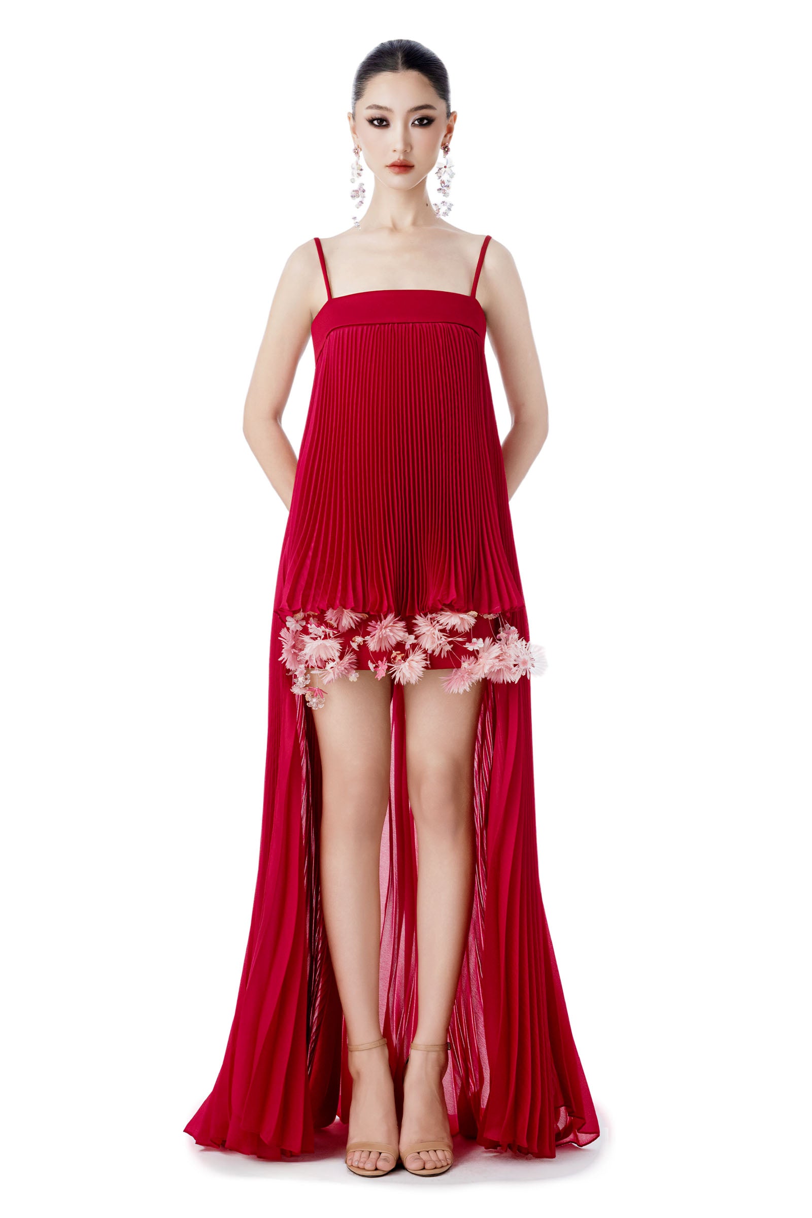 Pandora Asymmetric Maxi Dress - MEAN BLVD