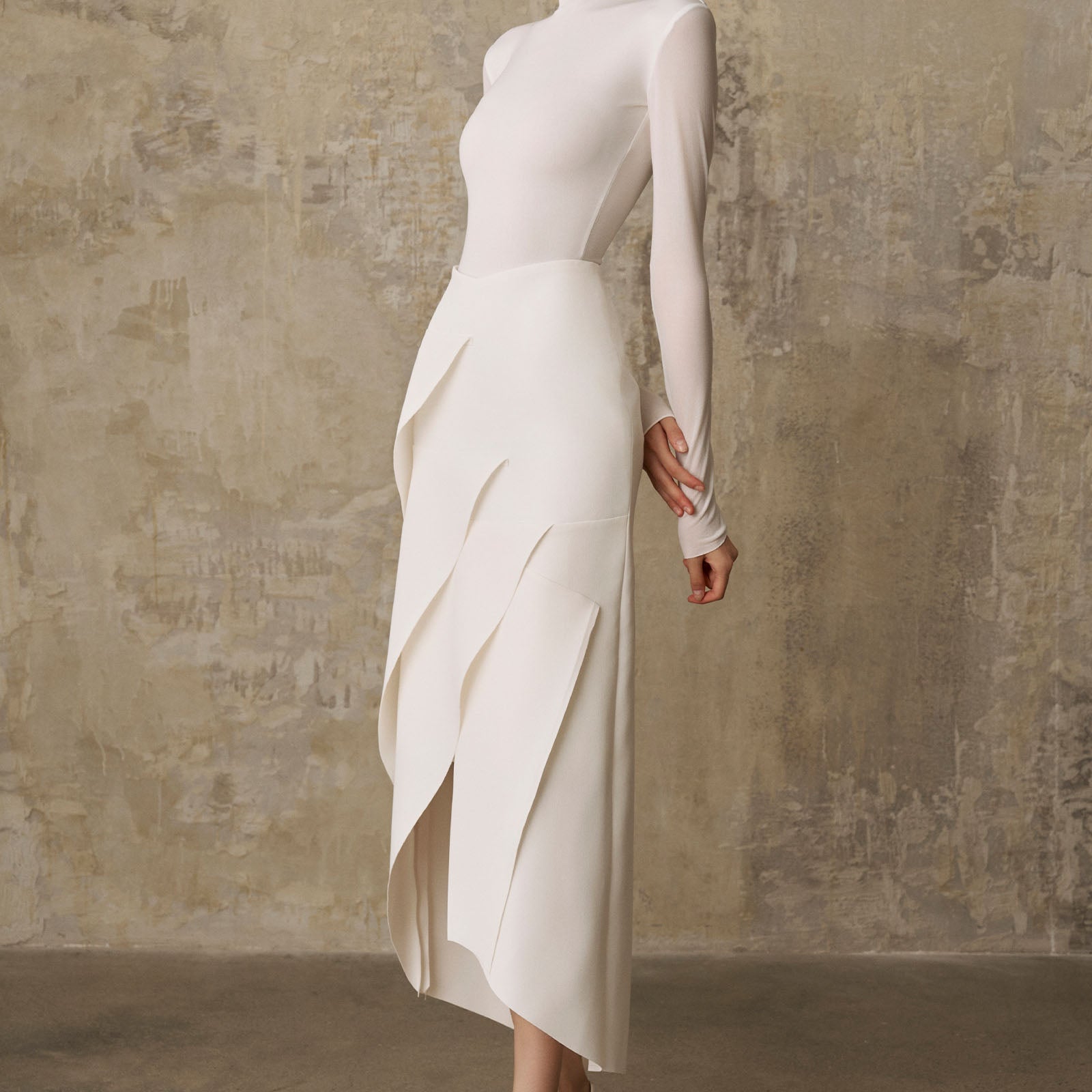 Parvin Draped Skirt - MEAN BLVD