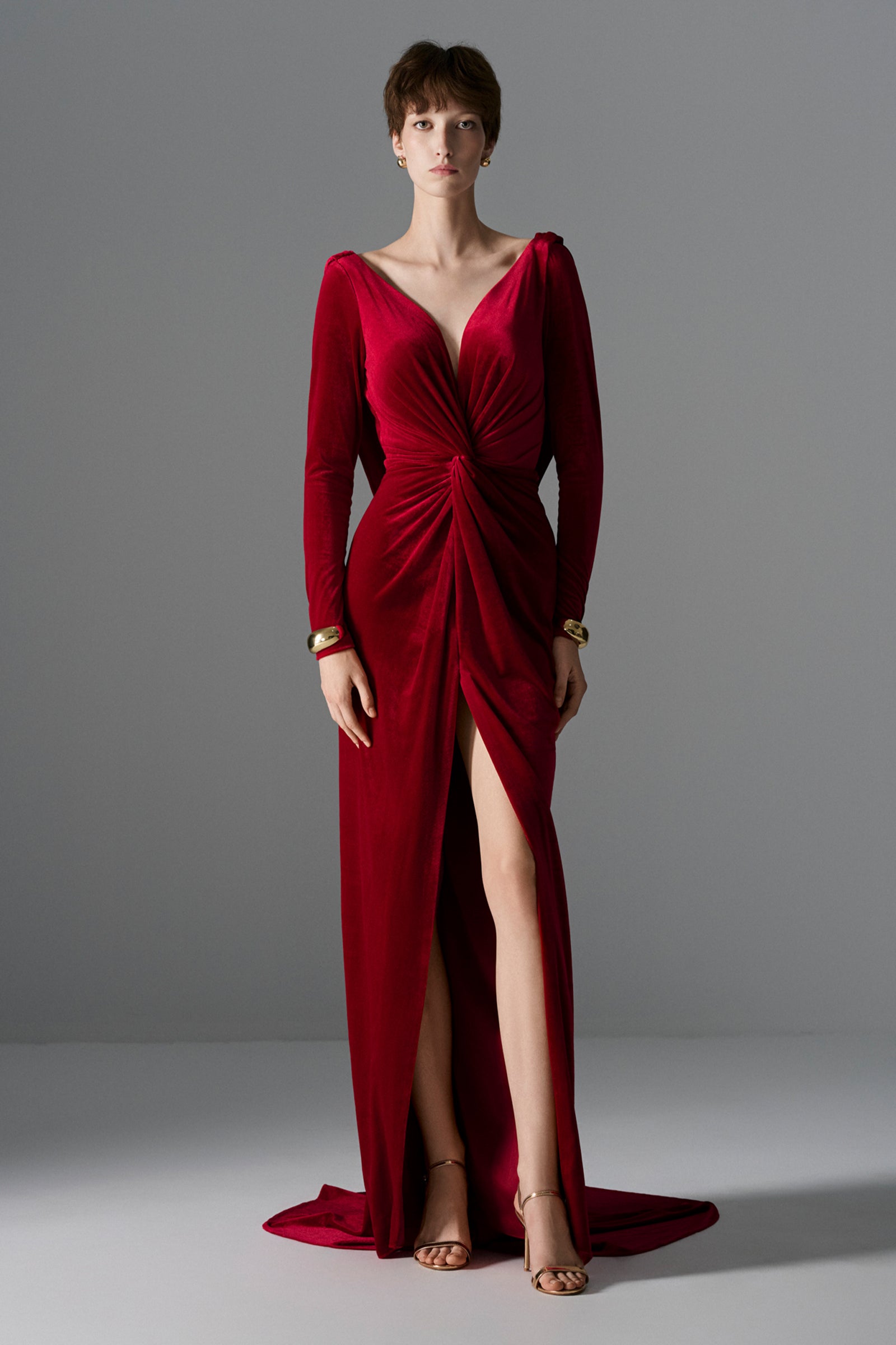 Passion Draped Maxi Dress - MEAN BLVD