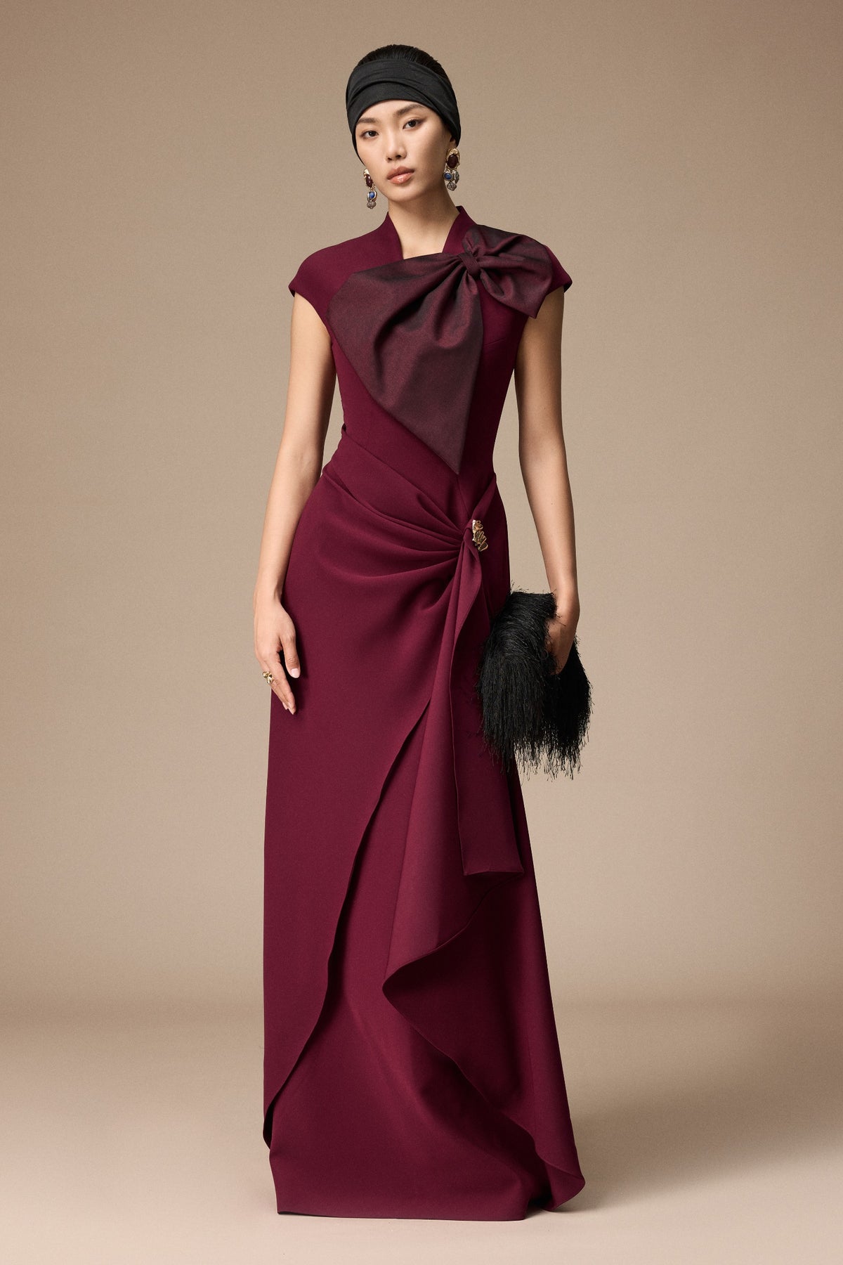 Pavillon Draped Maxi Dress - MEAN BLVD