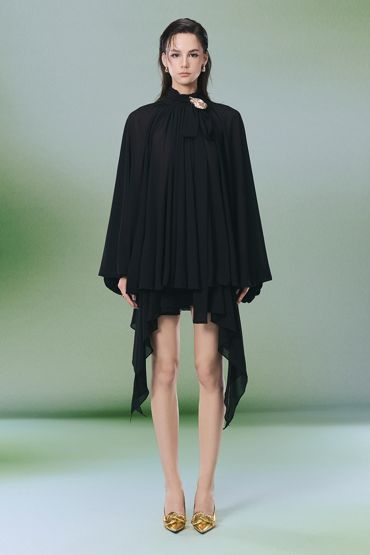 Paxton High Neck Draped Set - MEAN BLVD