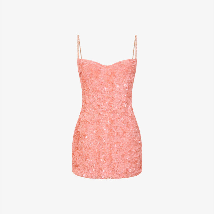 Revealed Glow Sequin Spaghetti Strap Mini Dress 2