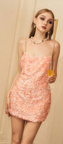 Revealed Glow Sequin Spaghetti Strap Mini Dress 5