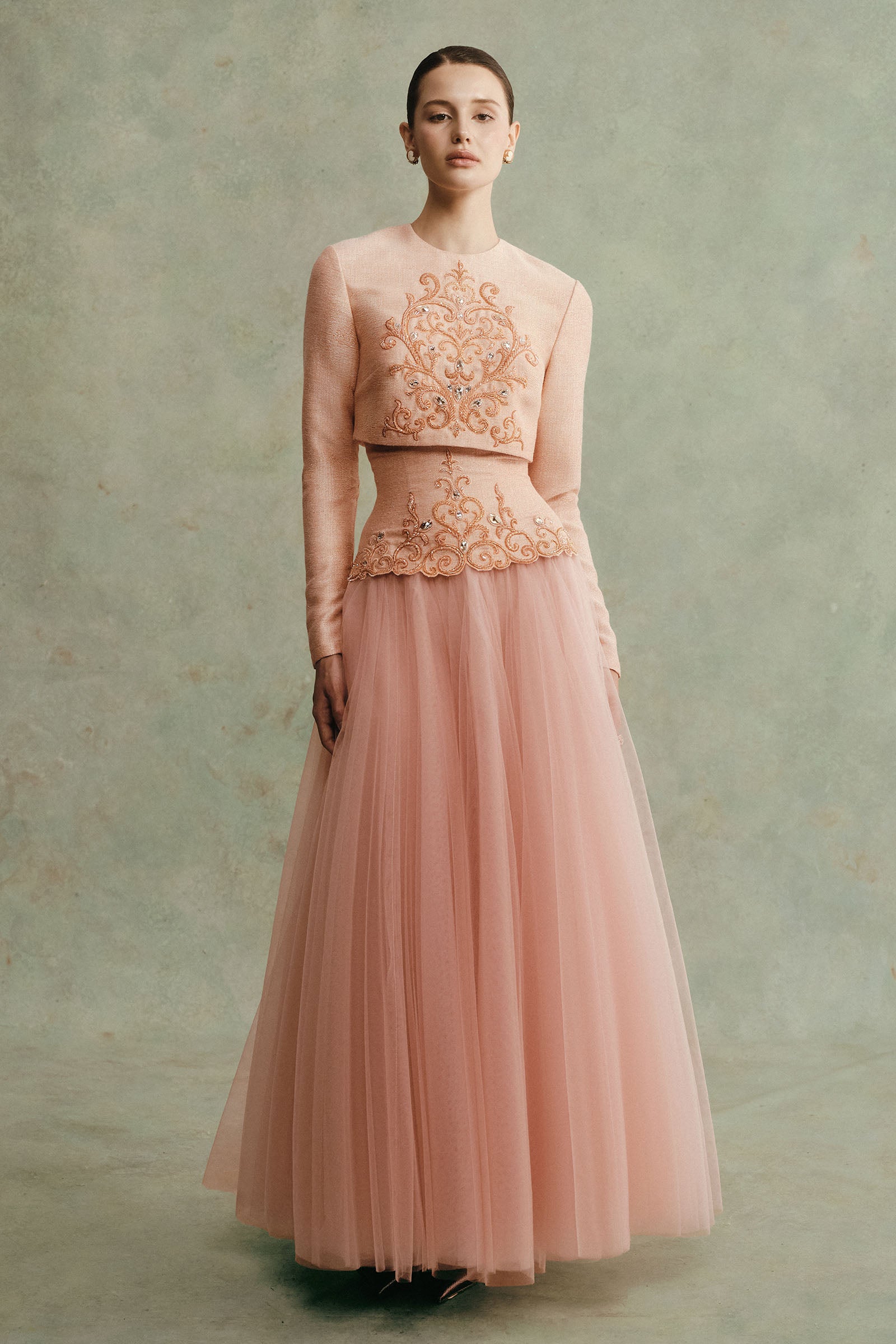 Peony Embroidery Skirt - MEAN BLVD