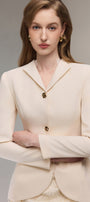 Perle Peplum Blazer - MEAN BLVD