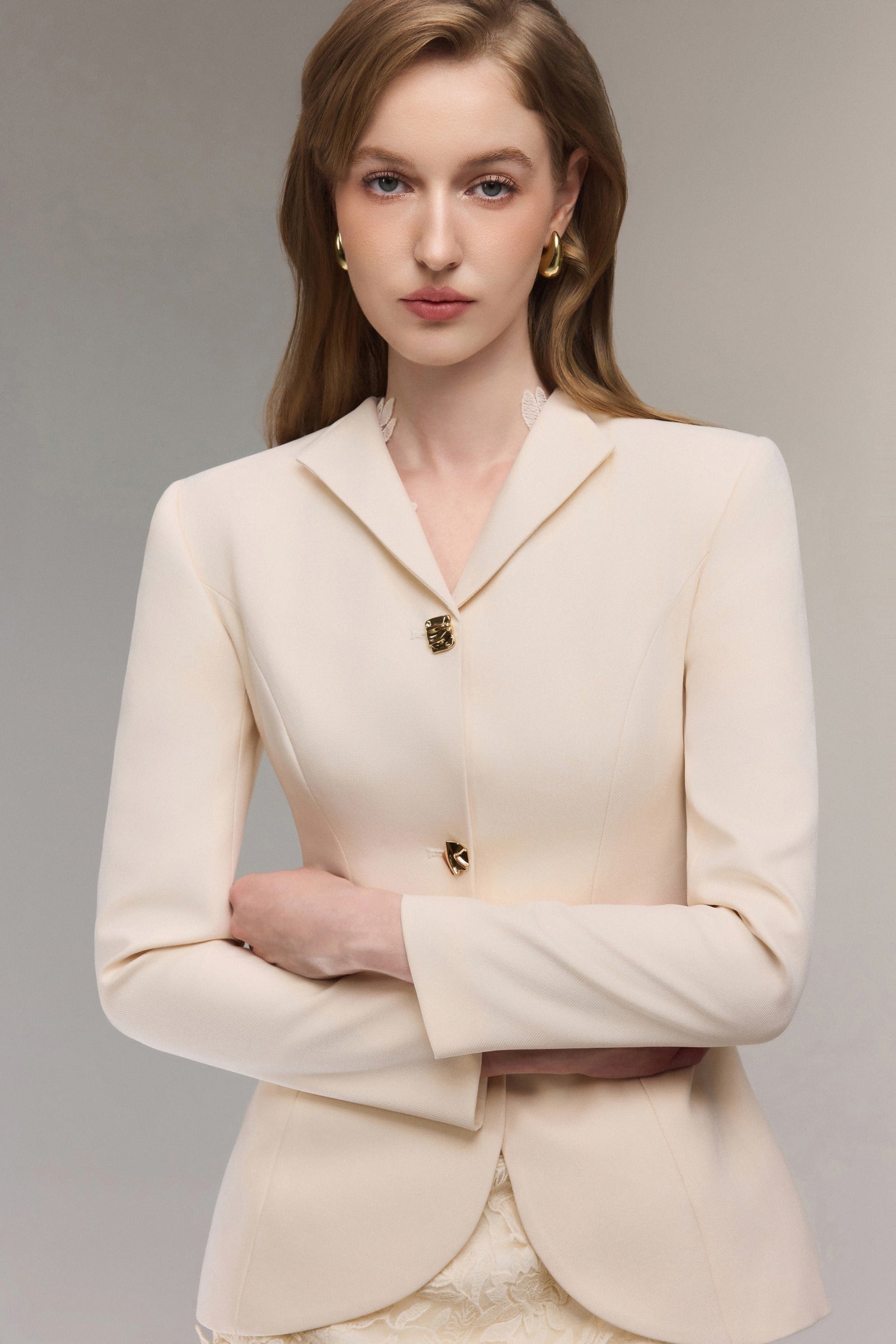 Perle Peplum Blazer - MEAN BLVD