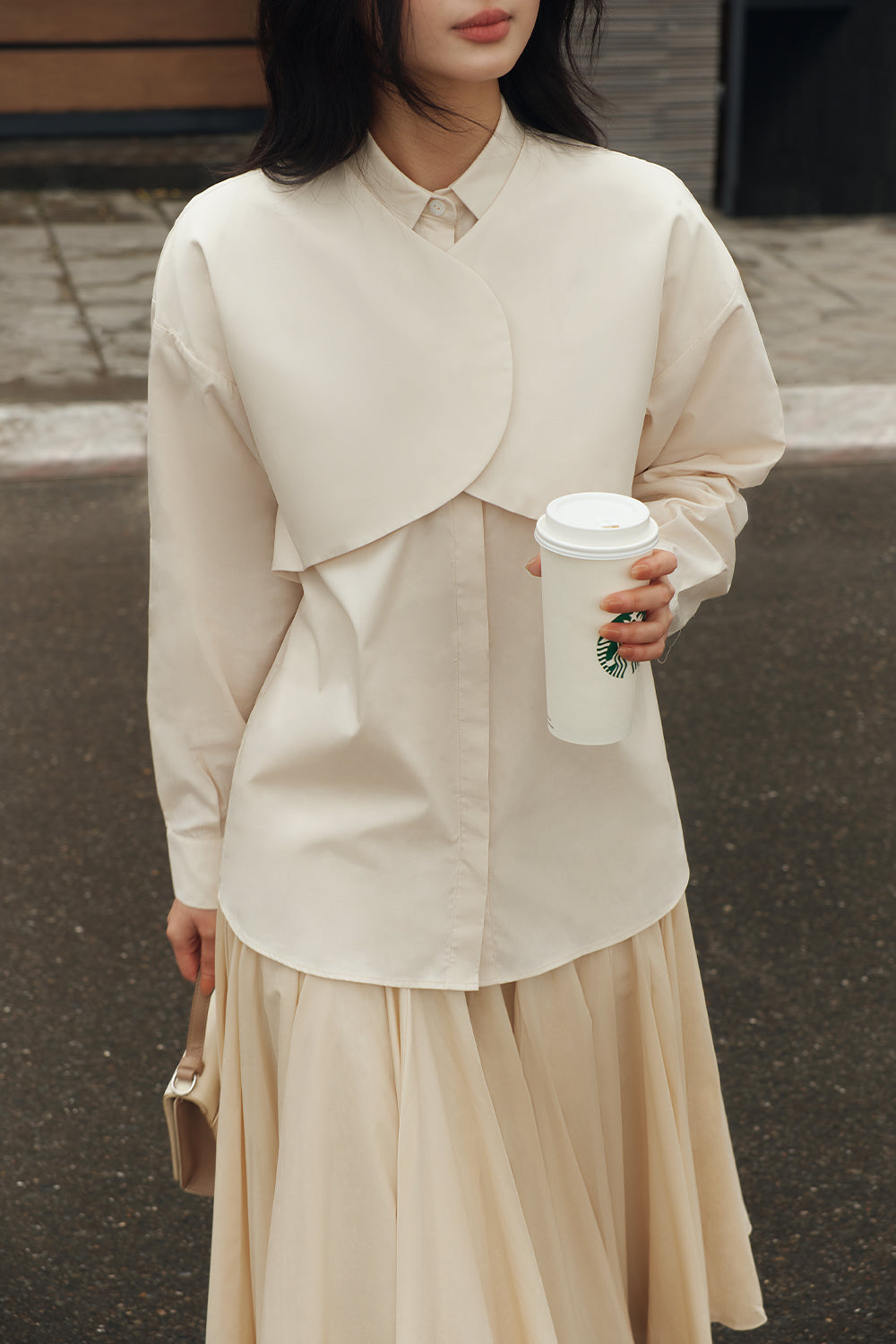 Petal Cuff Sleeve Shirt - MEAN BLVD