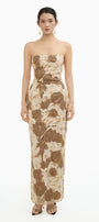 Petalia Sweetheart Maxi Dress - MEAN BLVD