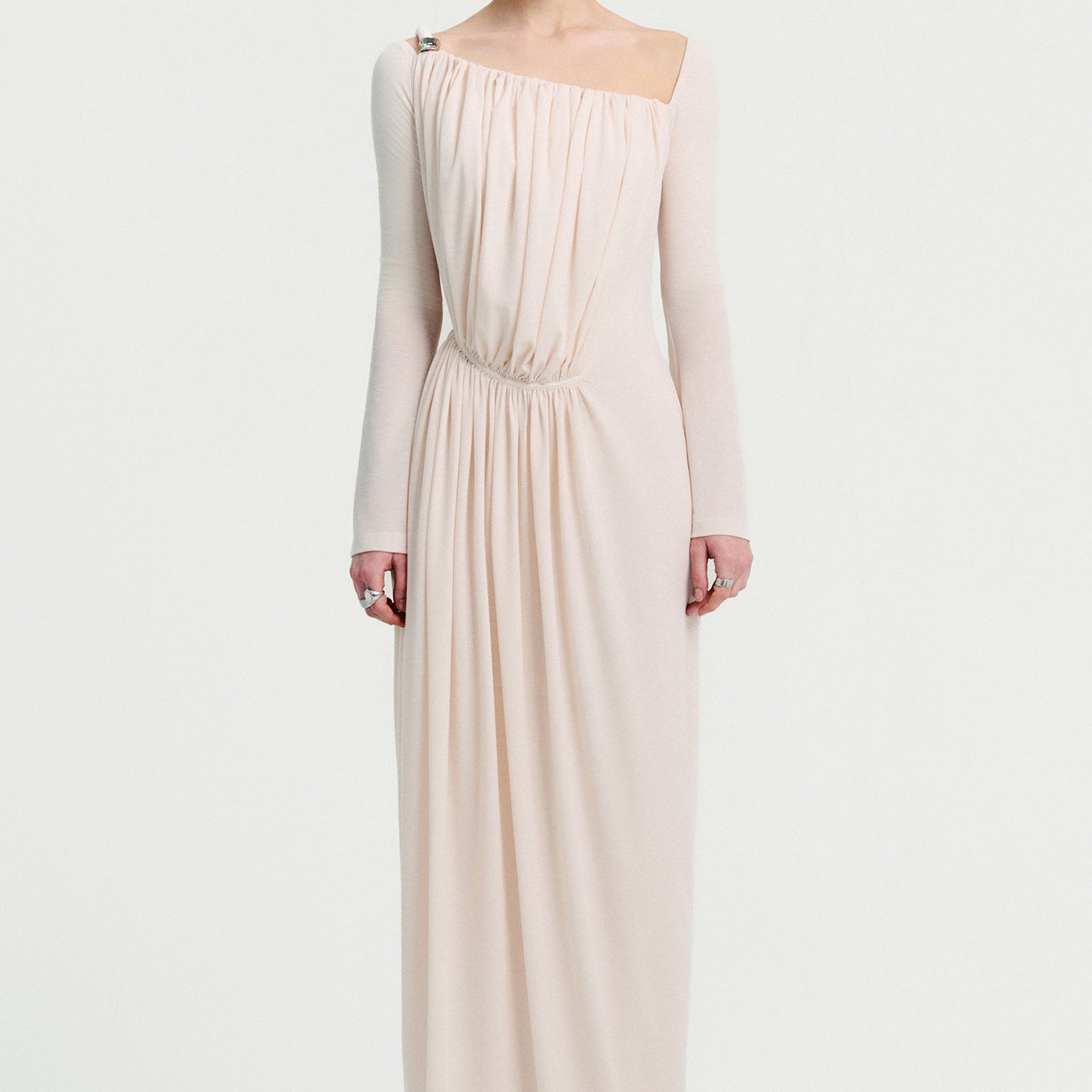 Petra Draped Maxi Dress - MEAN BLVD