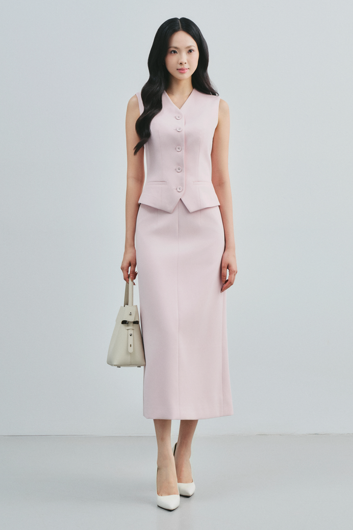 Phemia A-line Polyester Skirt - MEAN BLVD