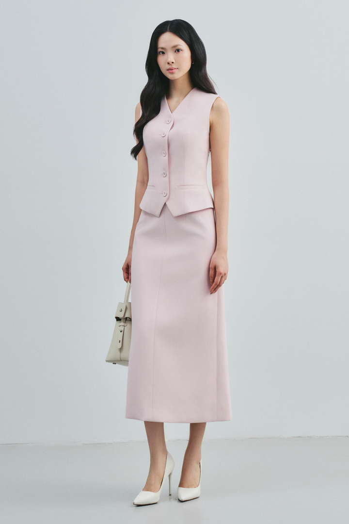 Phemia A-line Polyester Skirt - MEAN BLVD