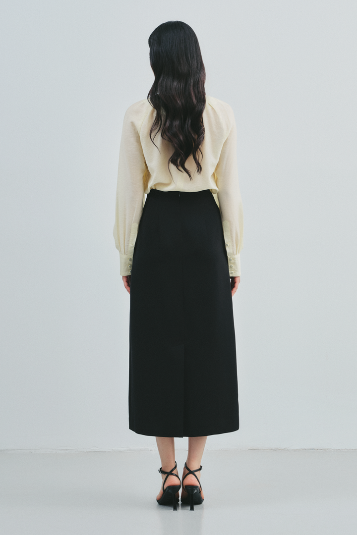 Phemia A-line Polyester Skirt - MEAN BLVD