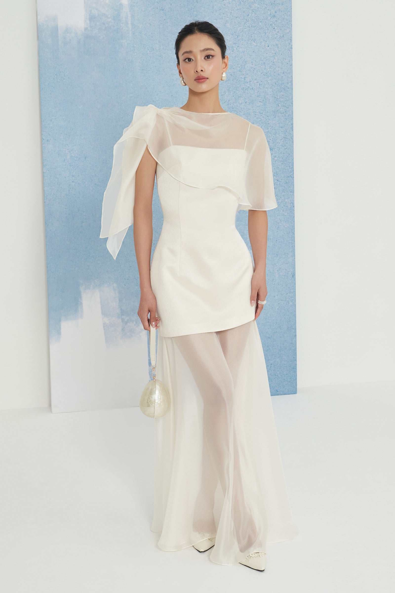 Phera Asymmetric Sleeve Set - MEAN BLVD