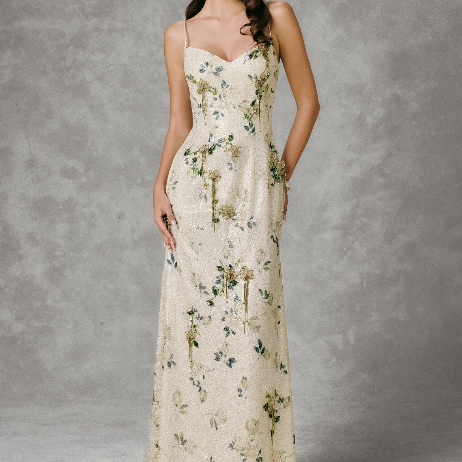 Phoebe Sequin Maxi Dress - MEAN BLVD