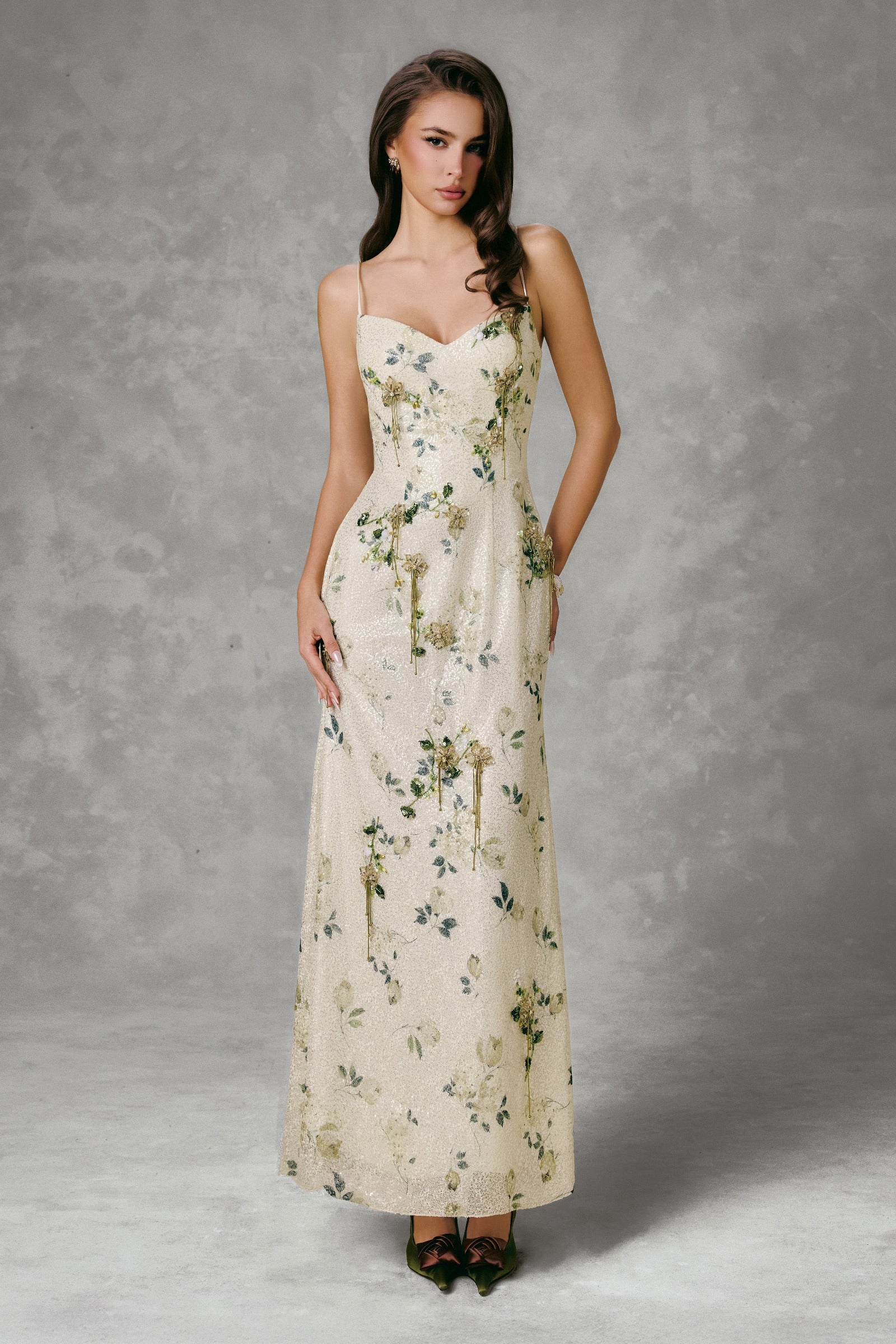 Phoebe Sequin Maxi Dress - MEAN BLVD