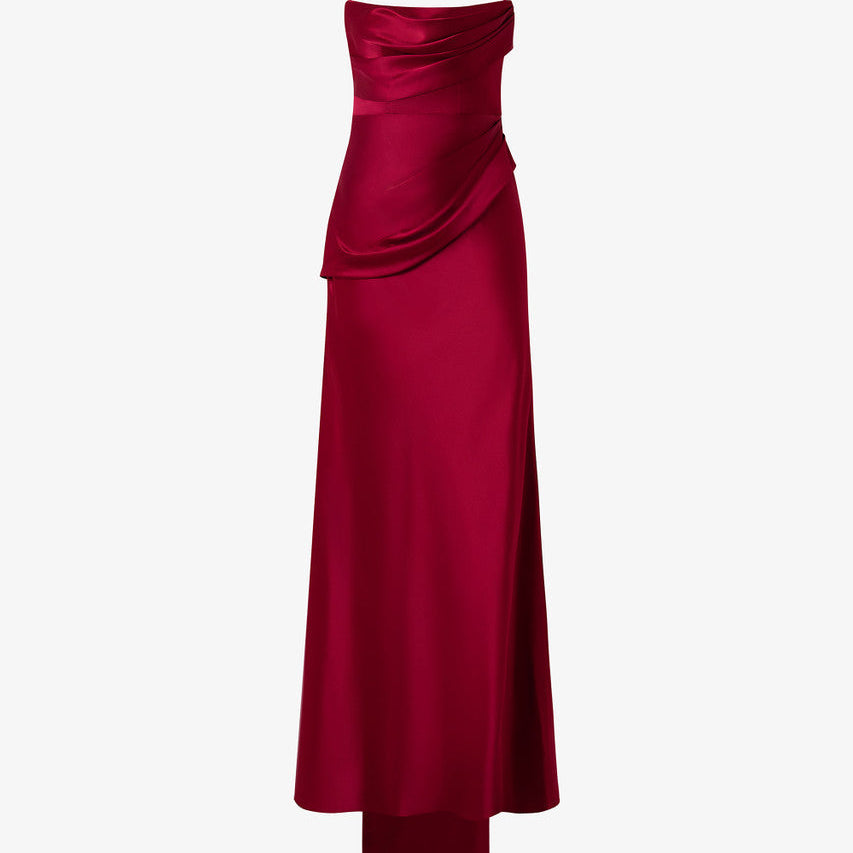 Head-turner Embellished Silk Maxi Dress 4