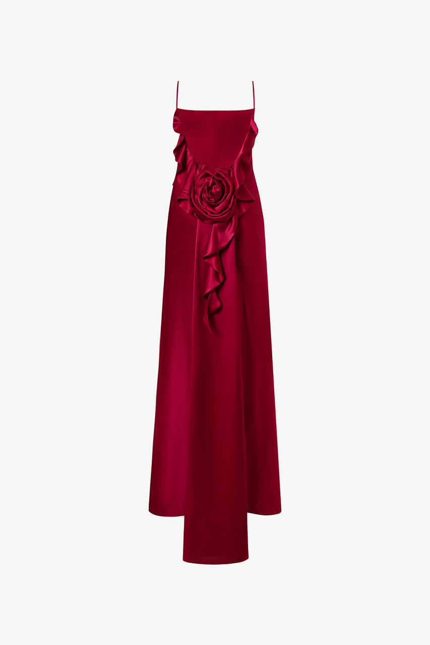 Head-turner Embellished Silk Maxi Dress 5