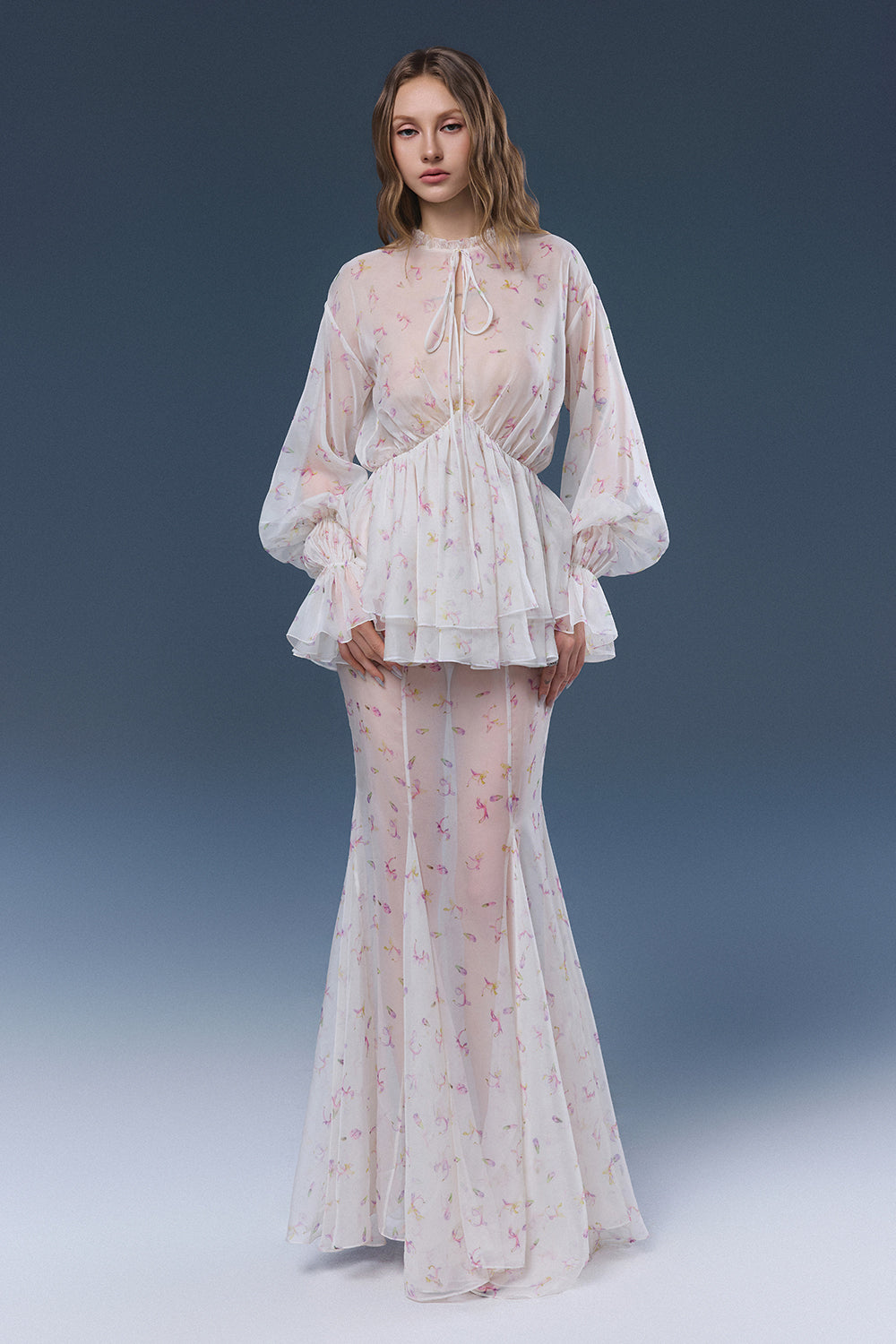 Poppy Ruffle Maxi Dress - MEAN BLVD