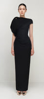 Priscilla Draped Maxi Dress - MEAN BLVD