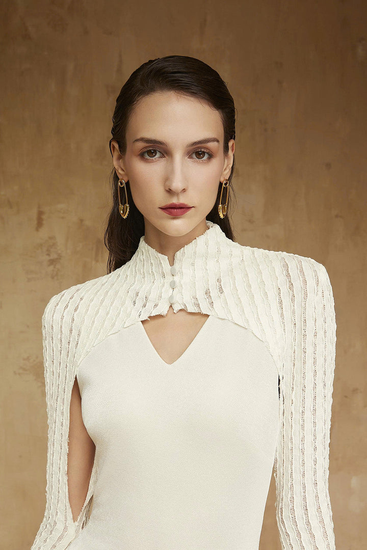 Prudence Keyhole Neck Knitted Maxi Dress - MEAN BLVD