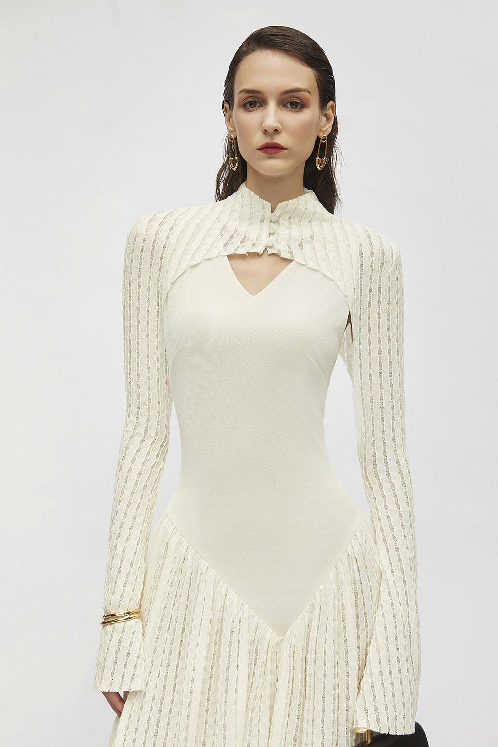 Prudence Keyhole Neck Knitted Maxi Dress - MEAN BLVD