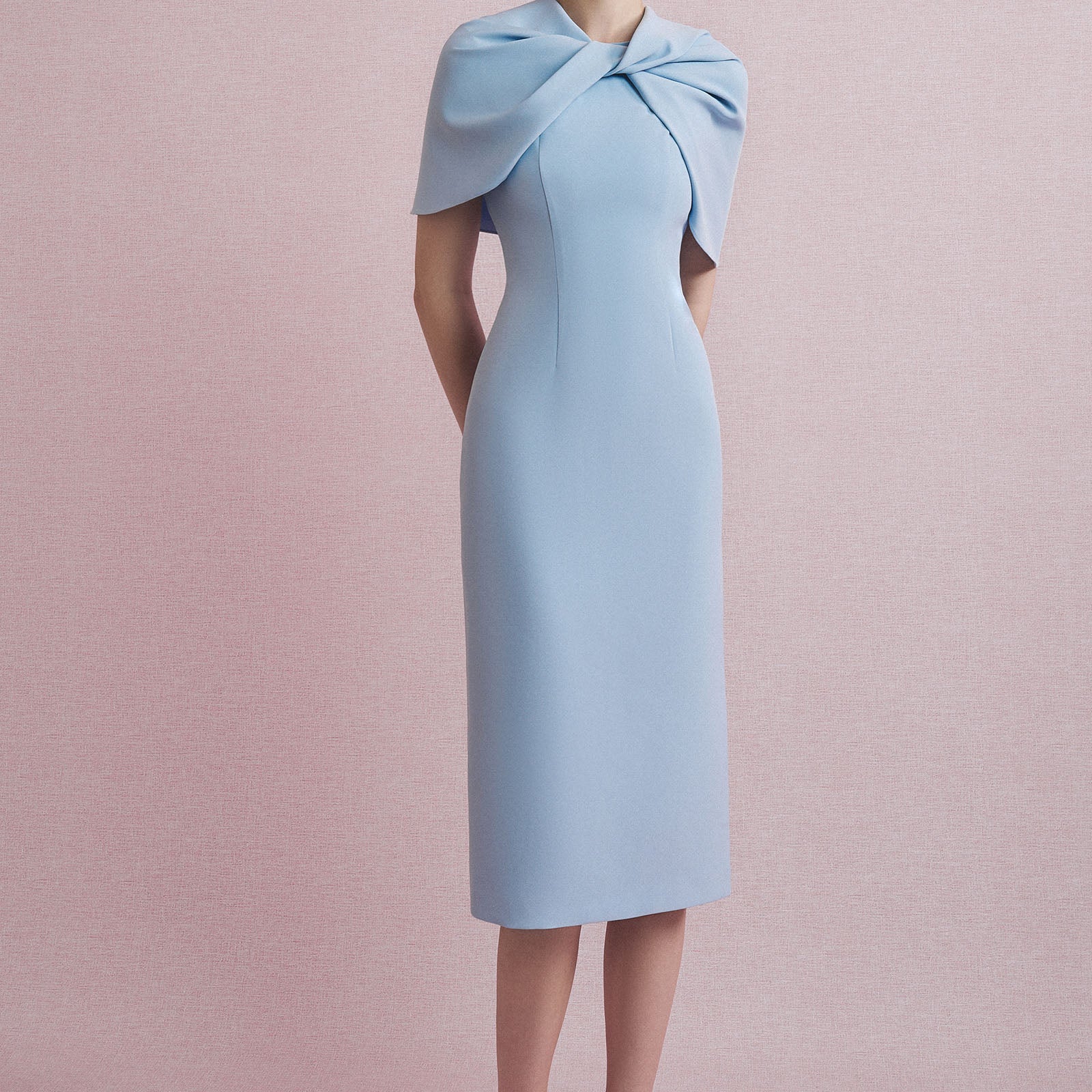 Psy Cape Sleeve Midi Dress - MEAN BLVD