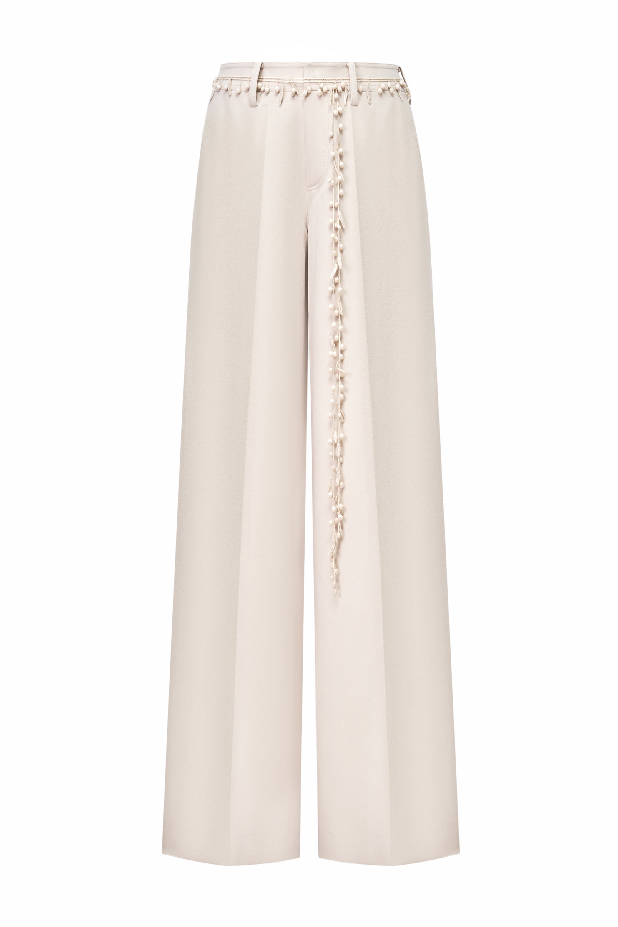 Alba Straight Applique Pants