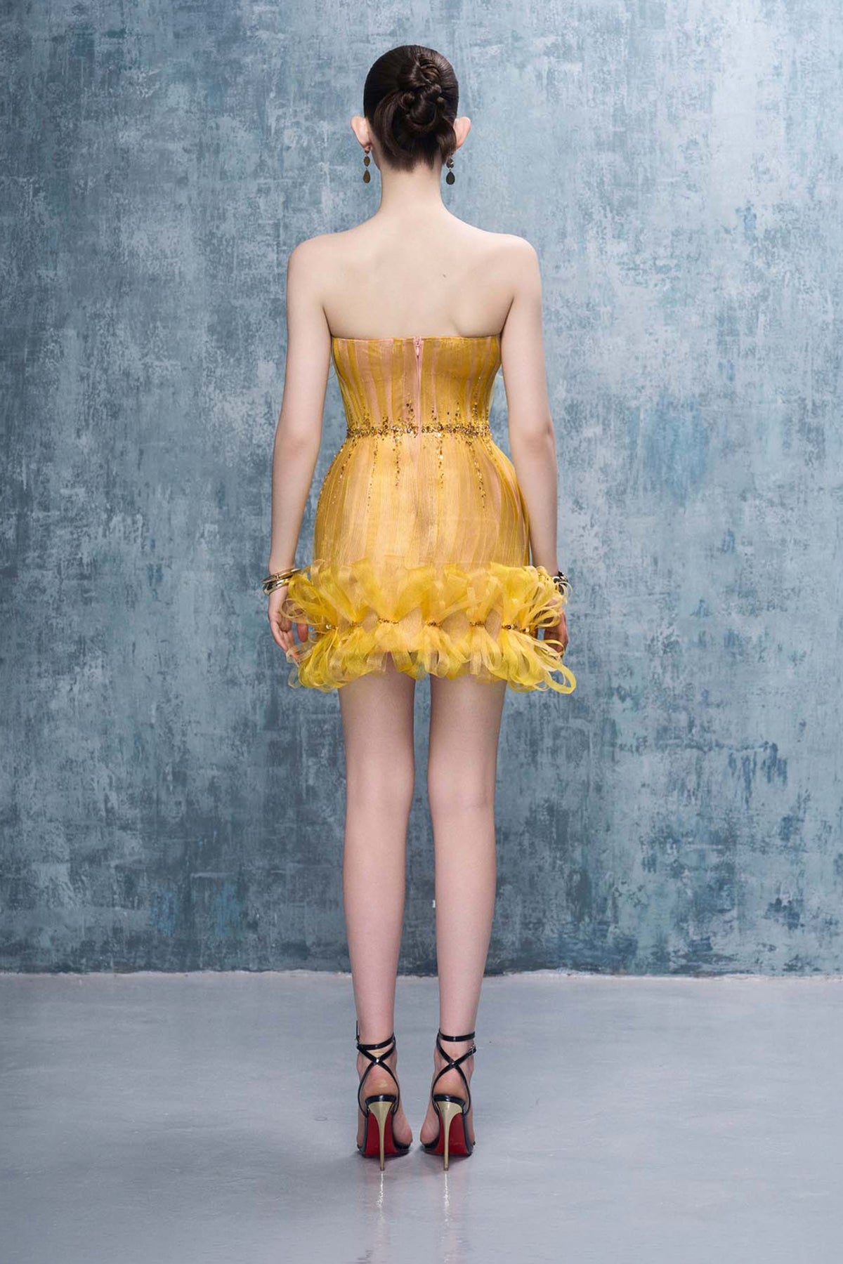 Goldie Ribbon Mini Dress