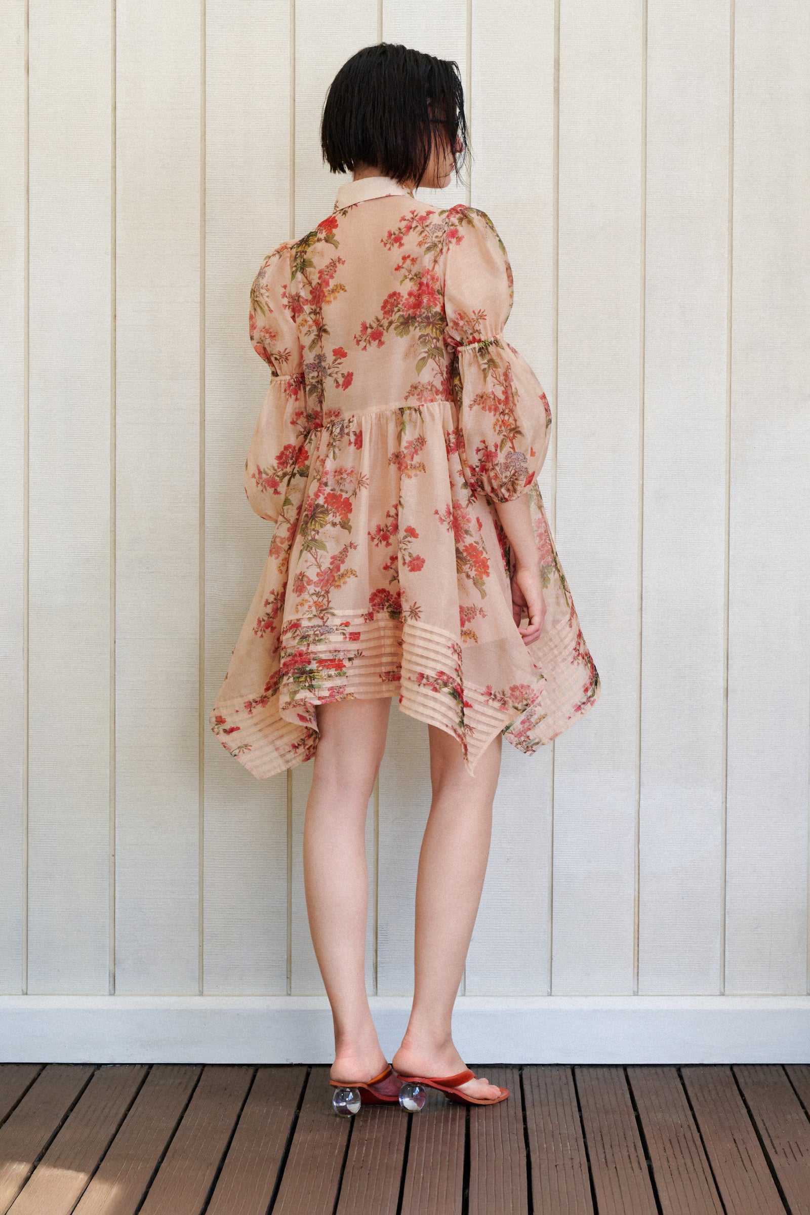 Thalassa Pin Tuck Mini Dress