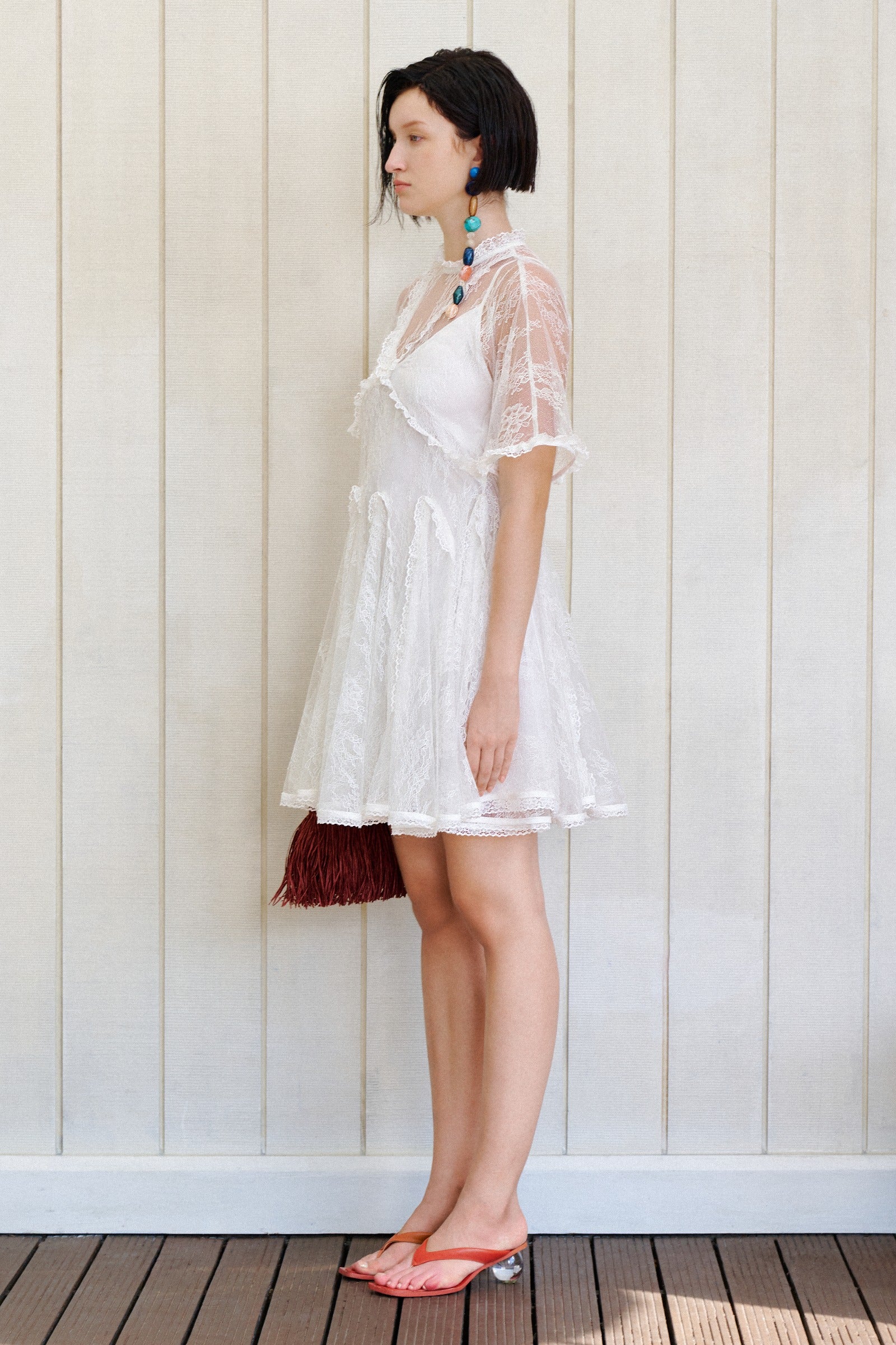 Eirlys Applique Mini Dress
