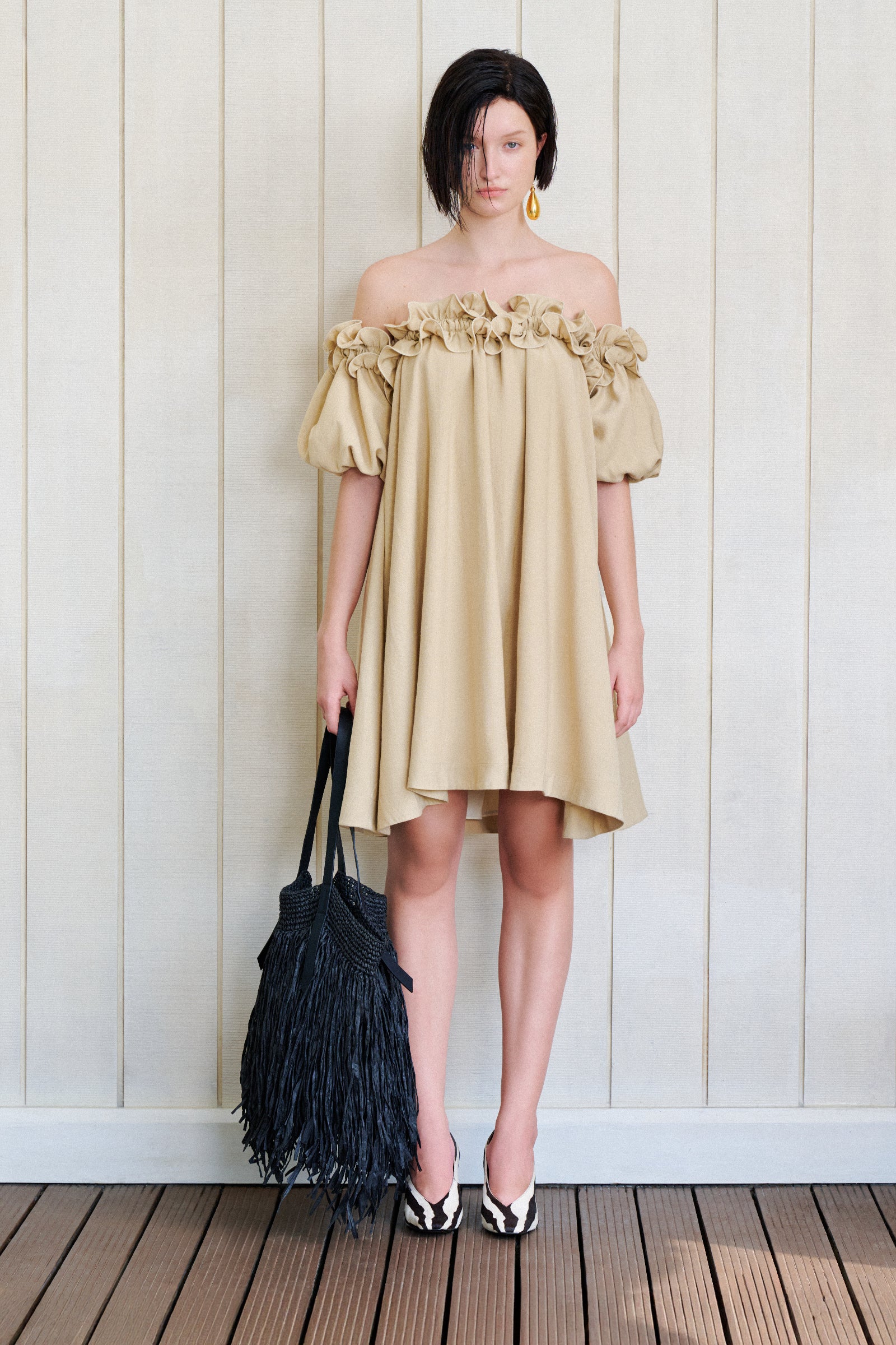 Nerida Puff Sleeve Mini Dress