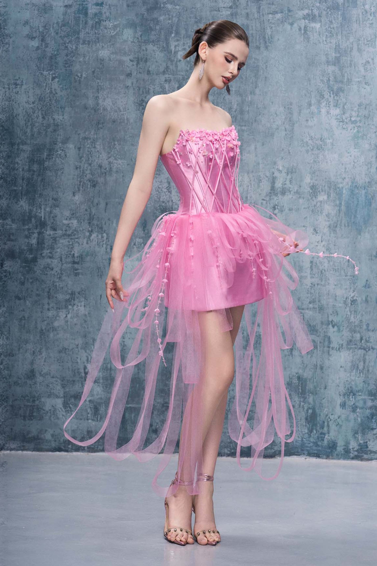 Gina Ribbon Mini Dress