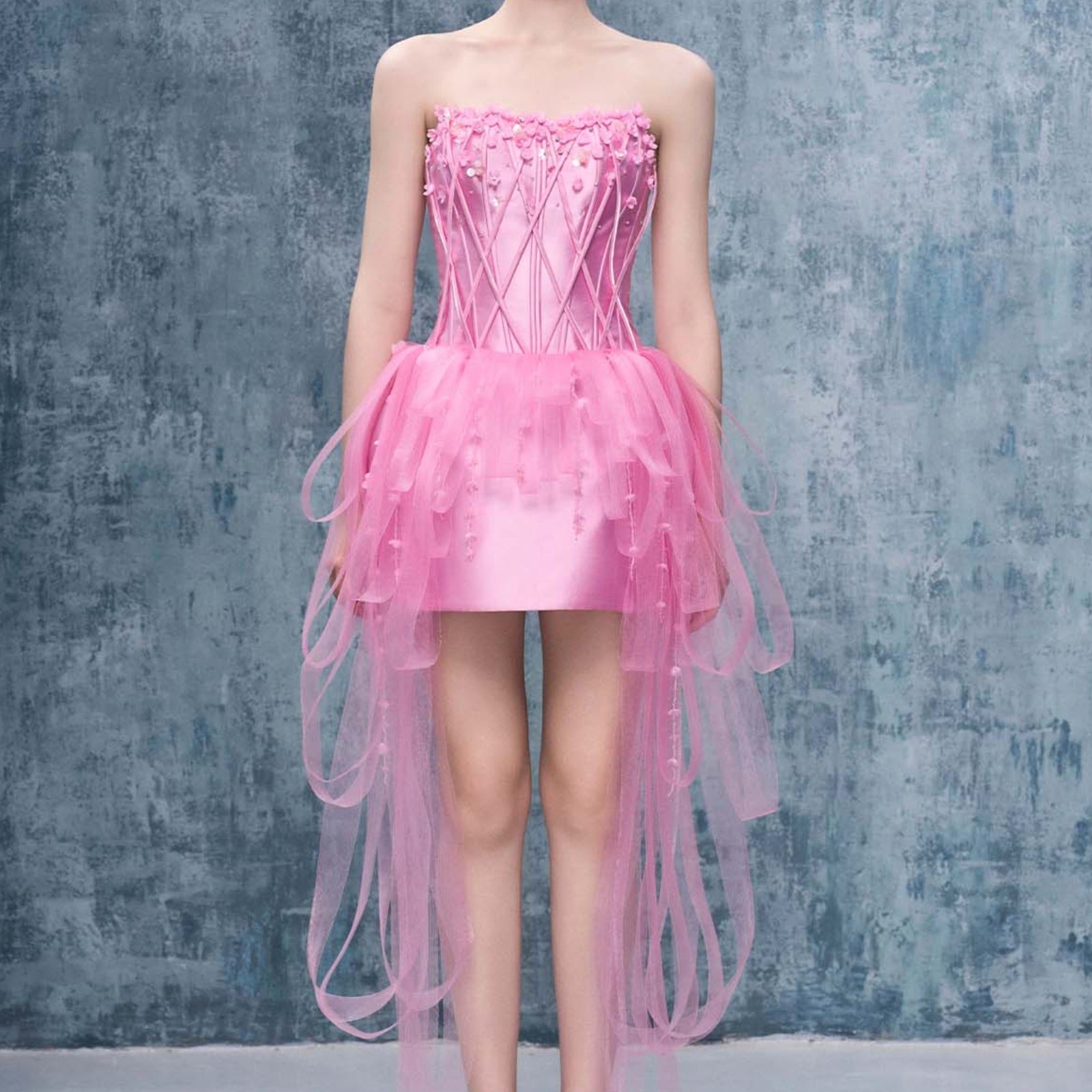Gina Ribbon Mini Dress
