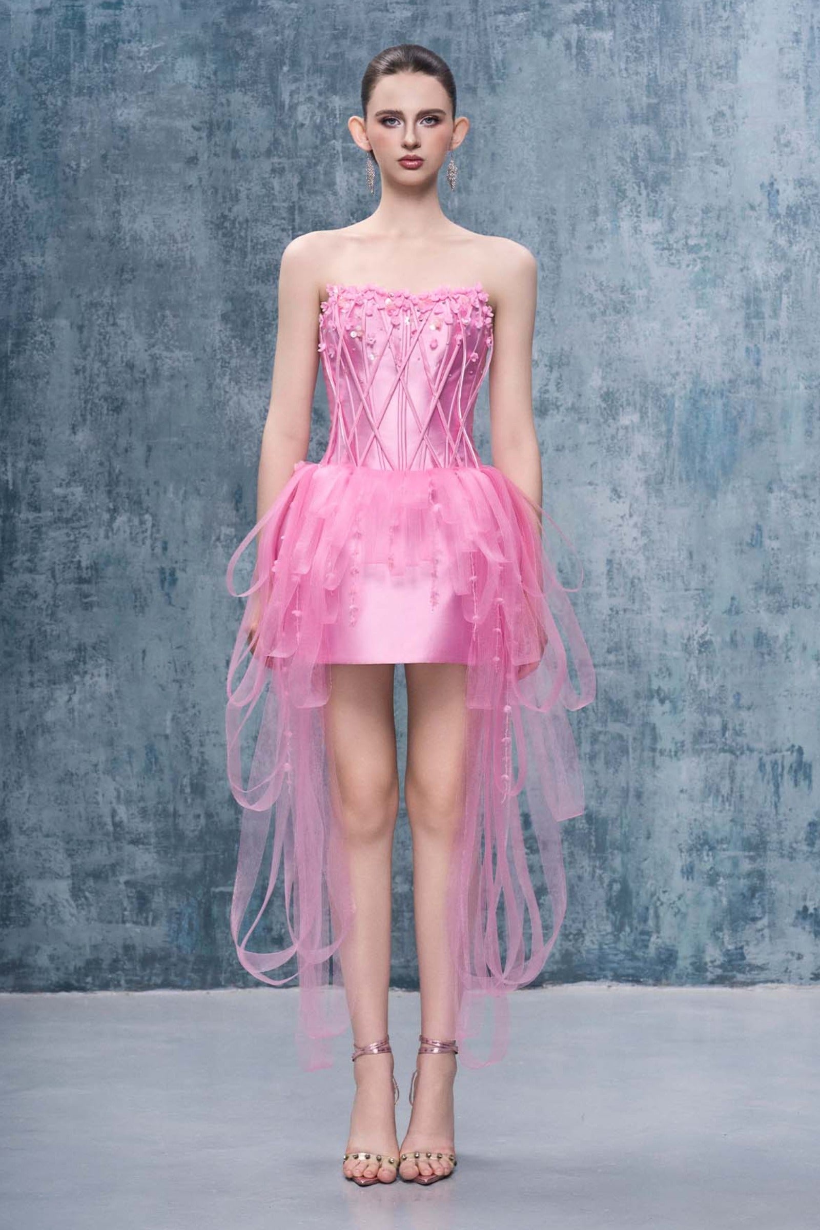 Gina Ribbon Mini Dress