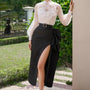 Leilani Straight Bishop Sleeved Organza Shirt