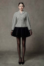 Rachel Structured Long Sleeved Tweed Jacket