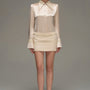 Raina Bodycon Rhinestone Skirt - MEAN BLVD