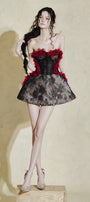 Raven Applique Mini Dress - MEAN BLVD