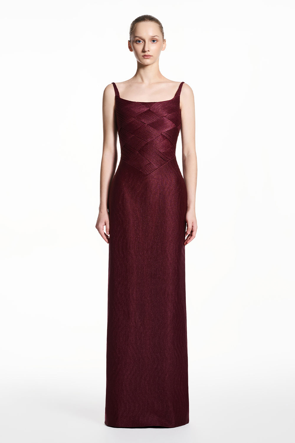 Rayne Square Neck Spandex Maxi Dress - MEAN BLVD