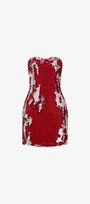 Afterdark Sequin Strapless Mini Dress