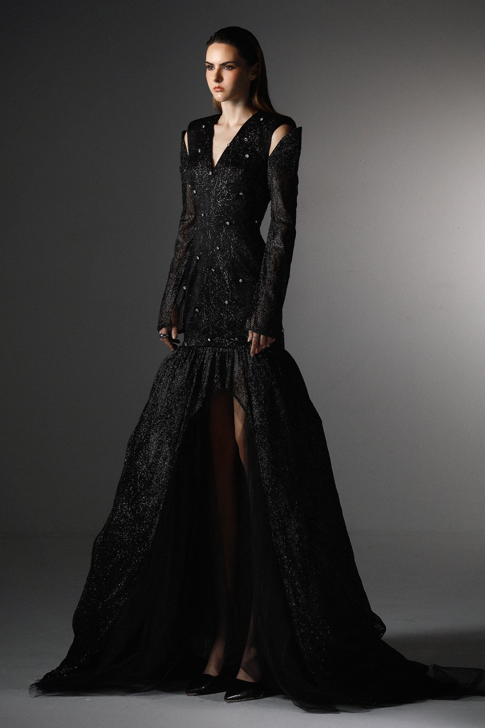 Regency V-Neck Maxi Dress - MEAN BLVD