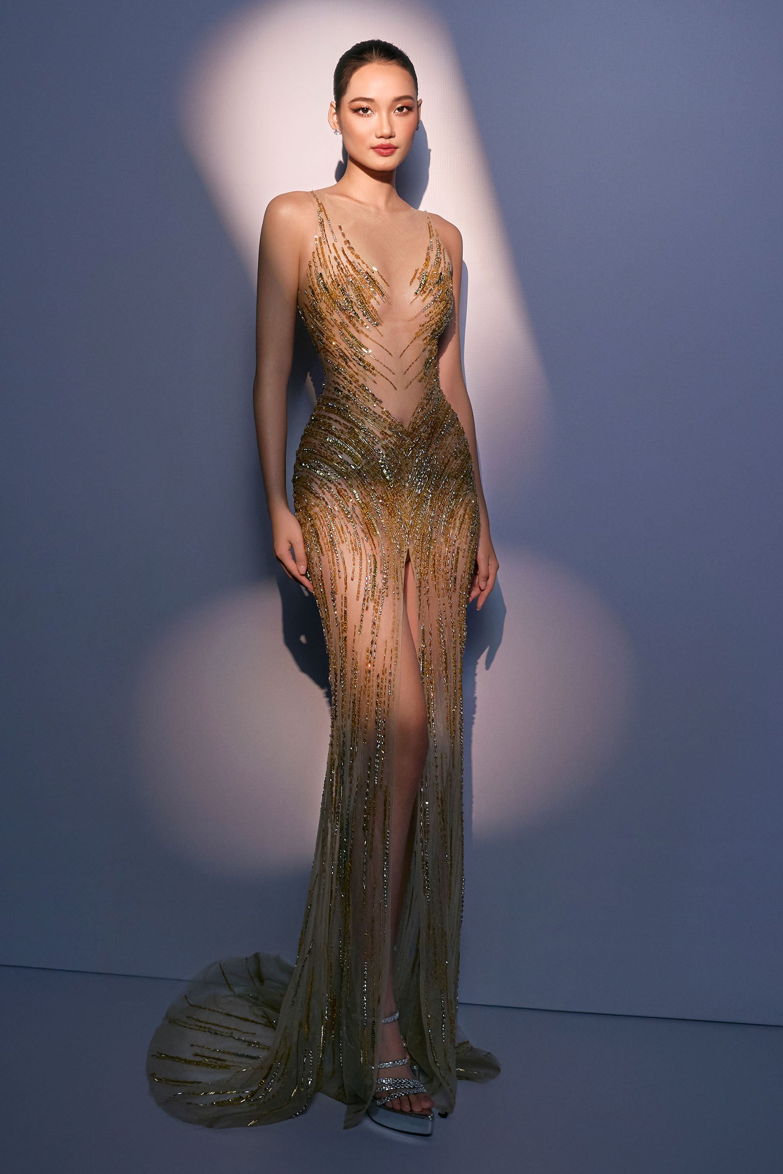 gold illusion dress Women's Reverie Maxi Golden Glow Customize MEAN BLVD Cotton Kids Pink Pencil Please refer to our Clothing features:Bling status:tagged-done