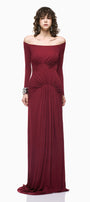 Rhea Ruched Maxi Dress - MEAN BLVD