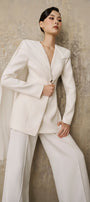 Riesa Pleated Blazer - MEAN BLVD